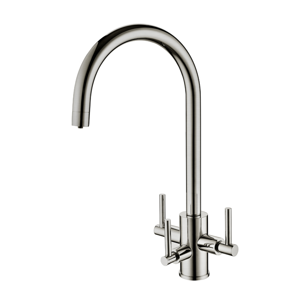 518108 FWL Modern 3 Way Filter Tap Brushed Nickel PVD